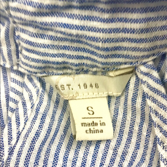 EST. 1946 Striped, Floral Halter Top, Size S - Picture 6 of 8